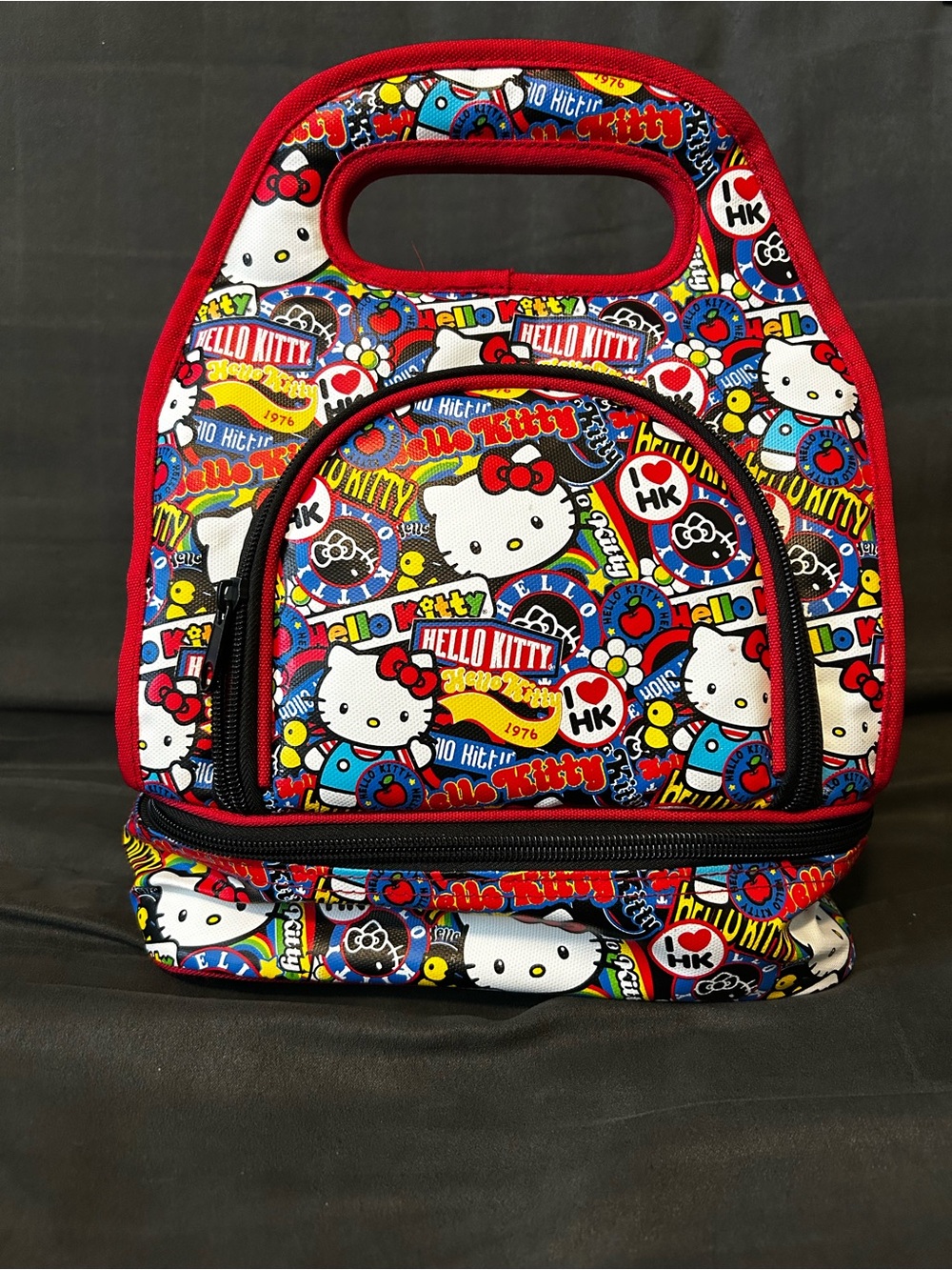 Hello Kitty Loungefly Insulated Lunch Tote Bag Red NEW